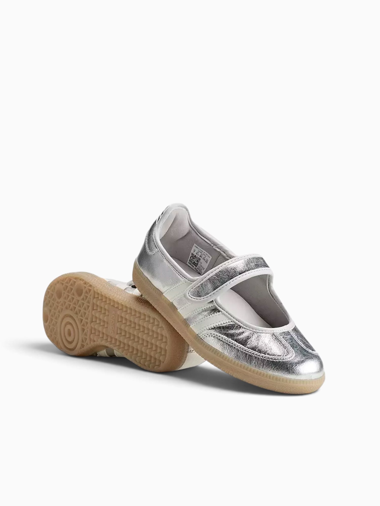 Samba Jane W Silver White leather Silver / 5 / M