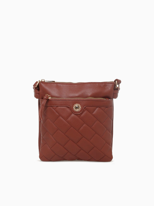 Emma Crossbody Cognac Tan