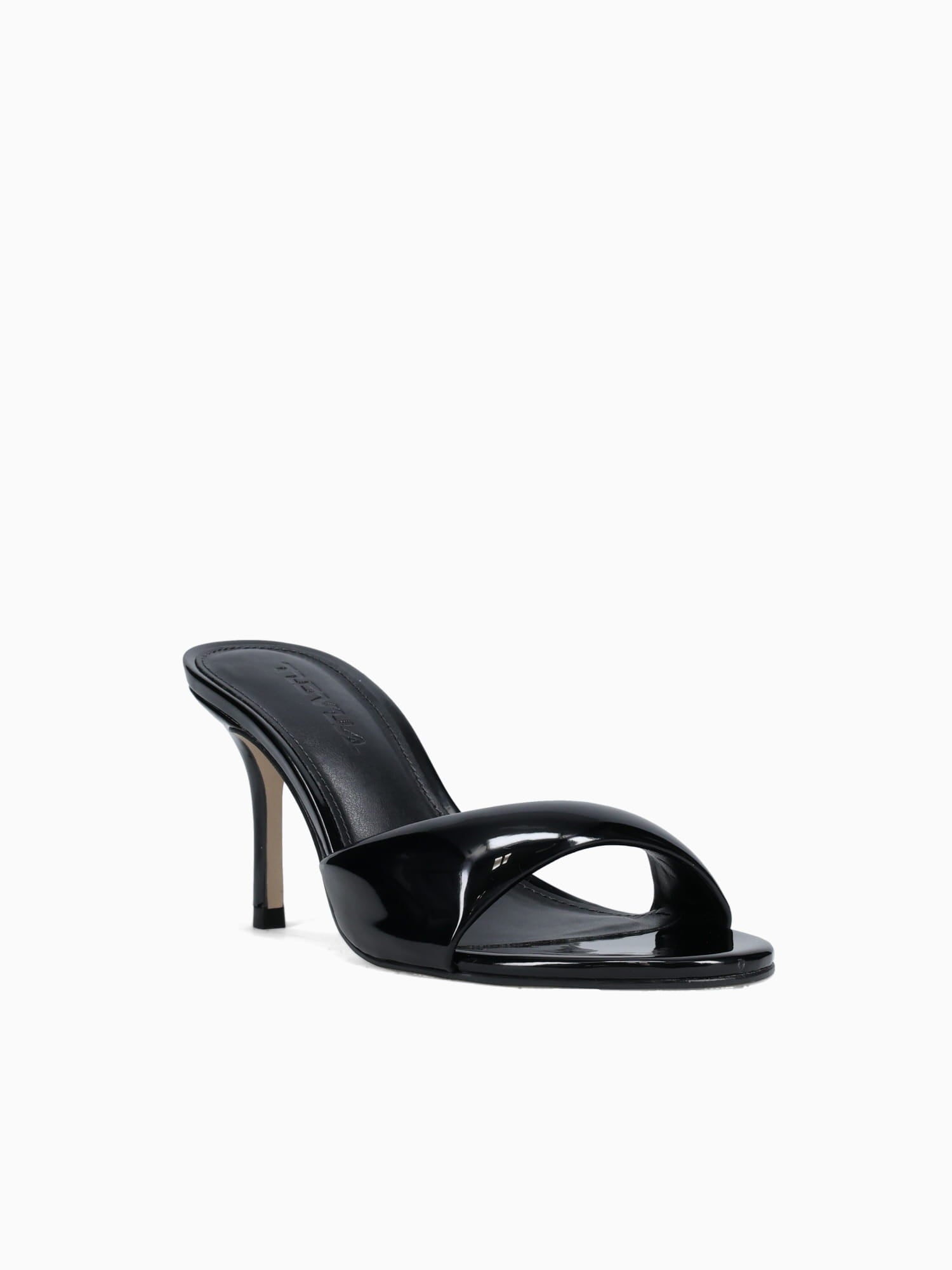 Puffy Black Patent Black / 5 / M