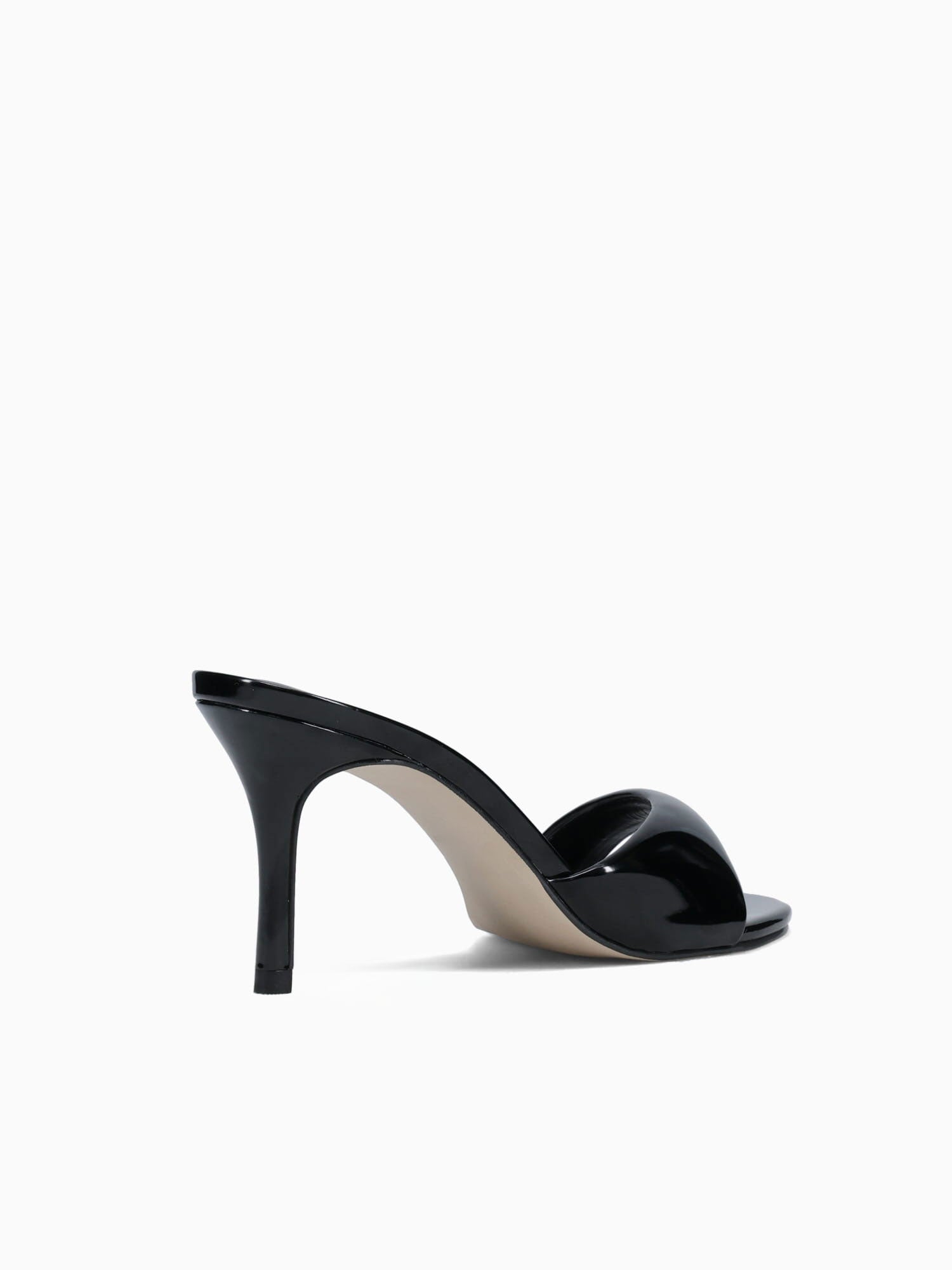 Puffy Black Patent Black / 5 / M