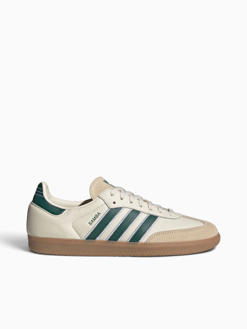 Samba Og Cream White Green leather Off White / 4 / M