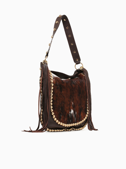 Elouise Shoulder Bag Cavallino 12 Brown