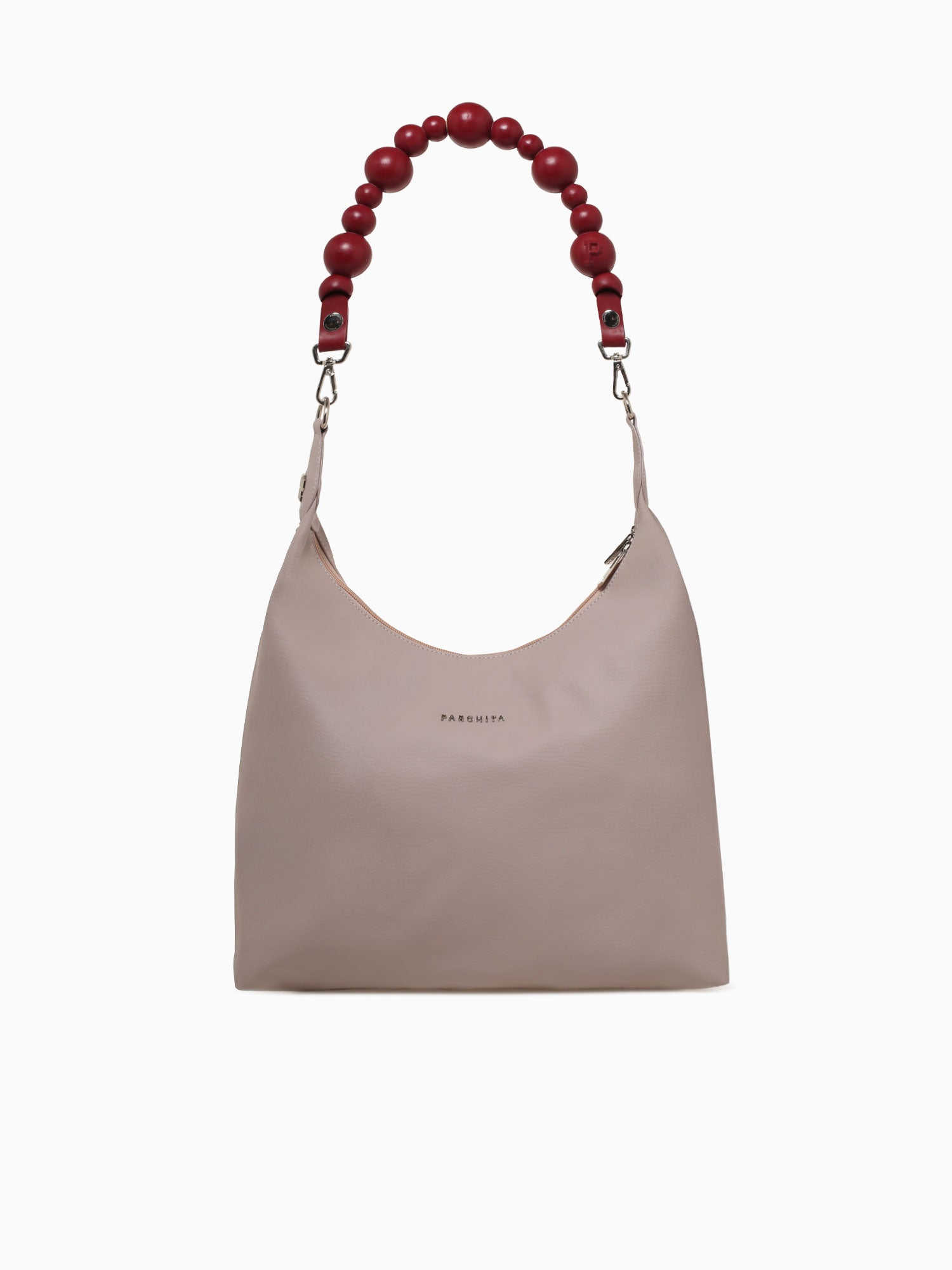 Lola Shoulder Bag Avellana X Merlot Off White