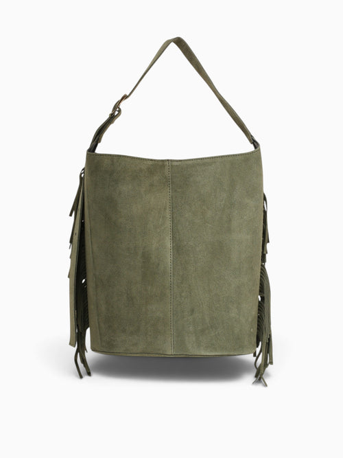 Donny Buckle Shoulder Bag Green #29 Green