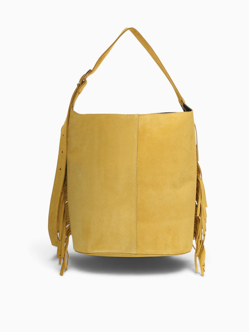 Donny Buckle Shoulder Bag Yellow #09 Yellow