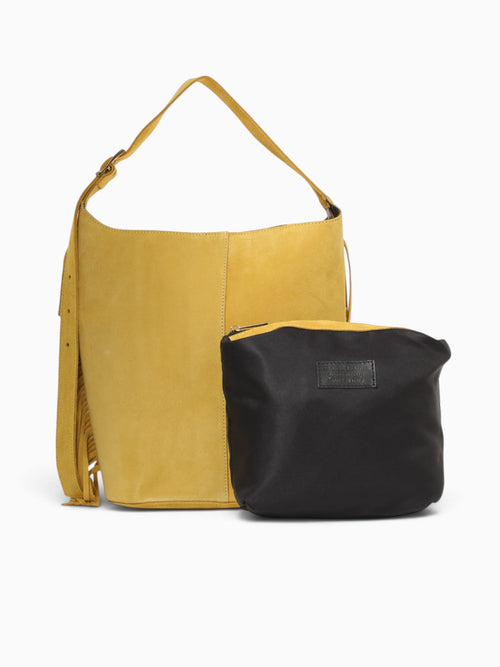 Donny Buckle Shoulder Bag Yellow #09 Yellow