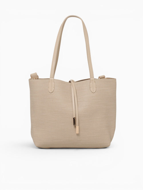 Carryon Tote Beige Beige Beige