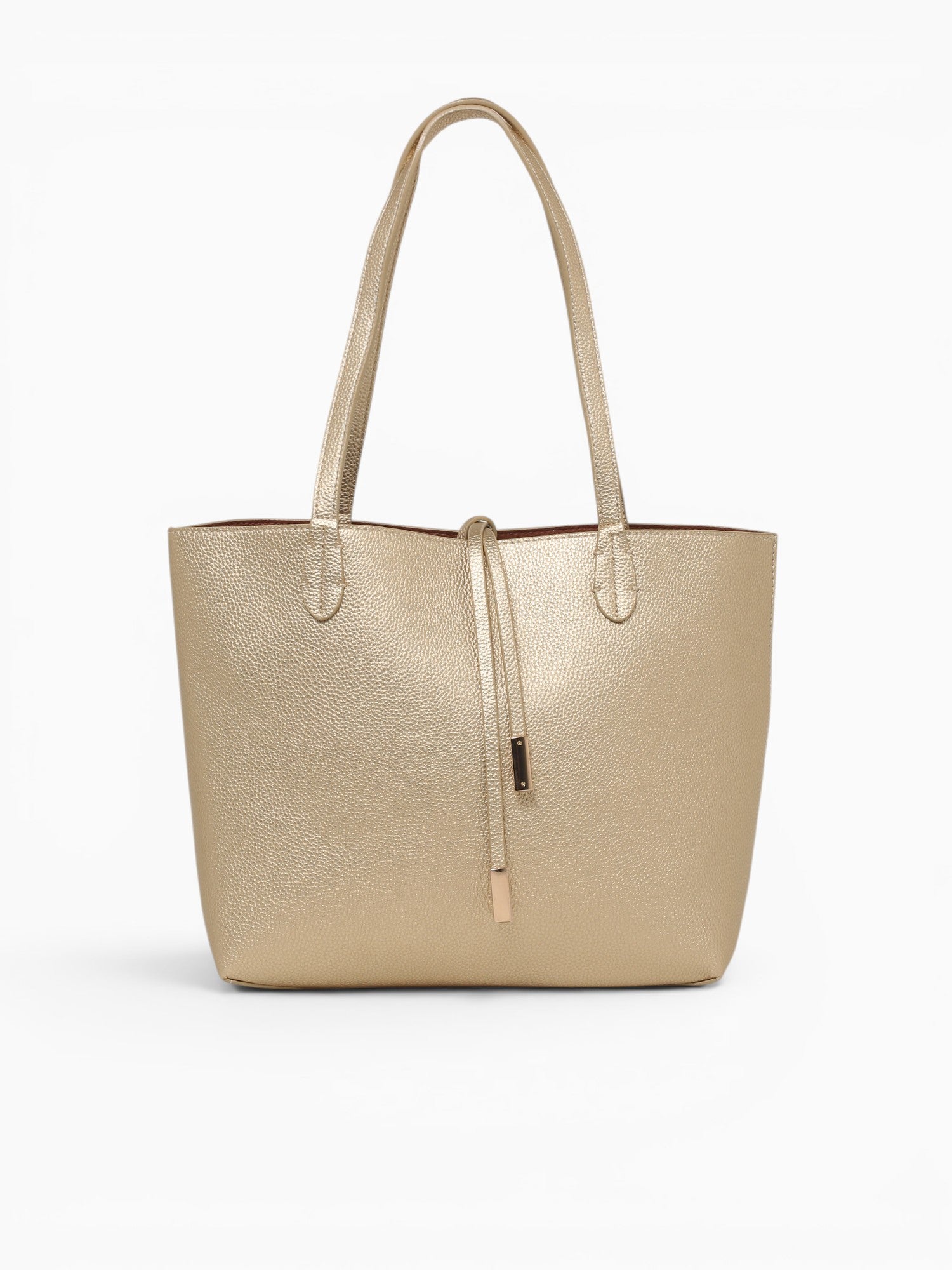 Carryon Tote Gold Tan Gold
