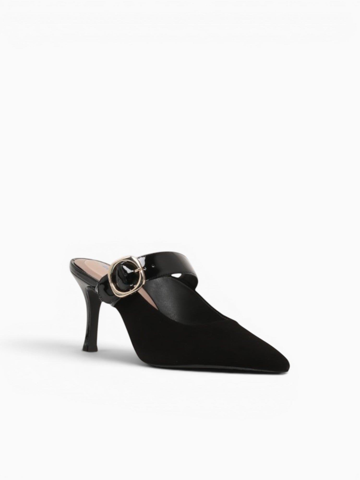 Greta Preto Kid Suede Verniz Black / 5 / M