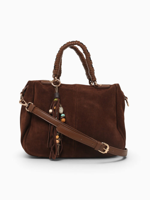 Diana Top Handle Brown Brown