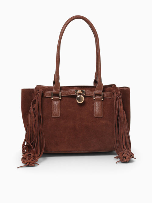 Western Ew Shoulder Bag Brown Brown