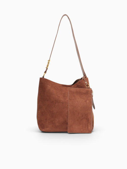 Amber Shoulder Bag Choco Brown Brown