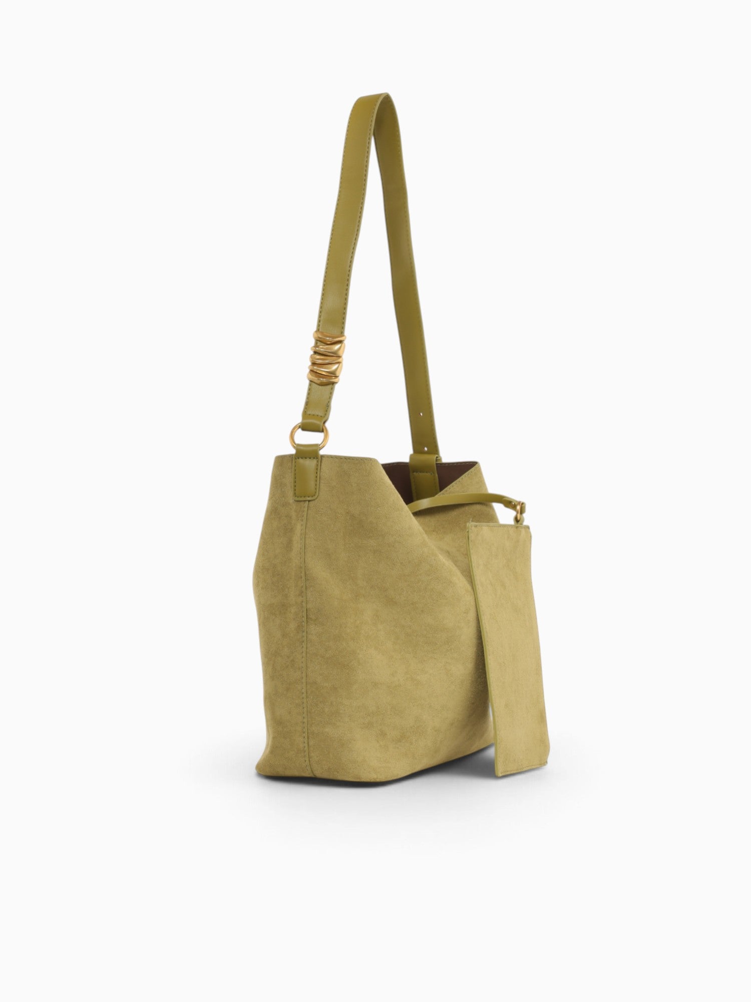 Amber Shoulder Bag Olive Green Green