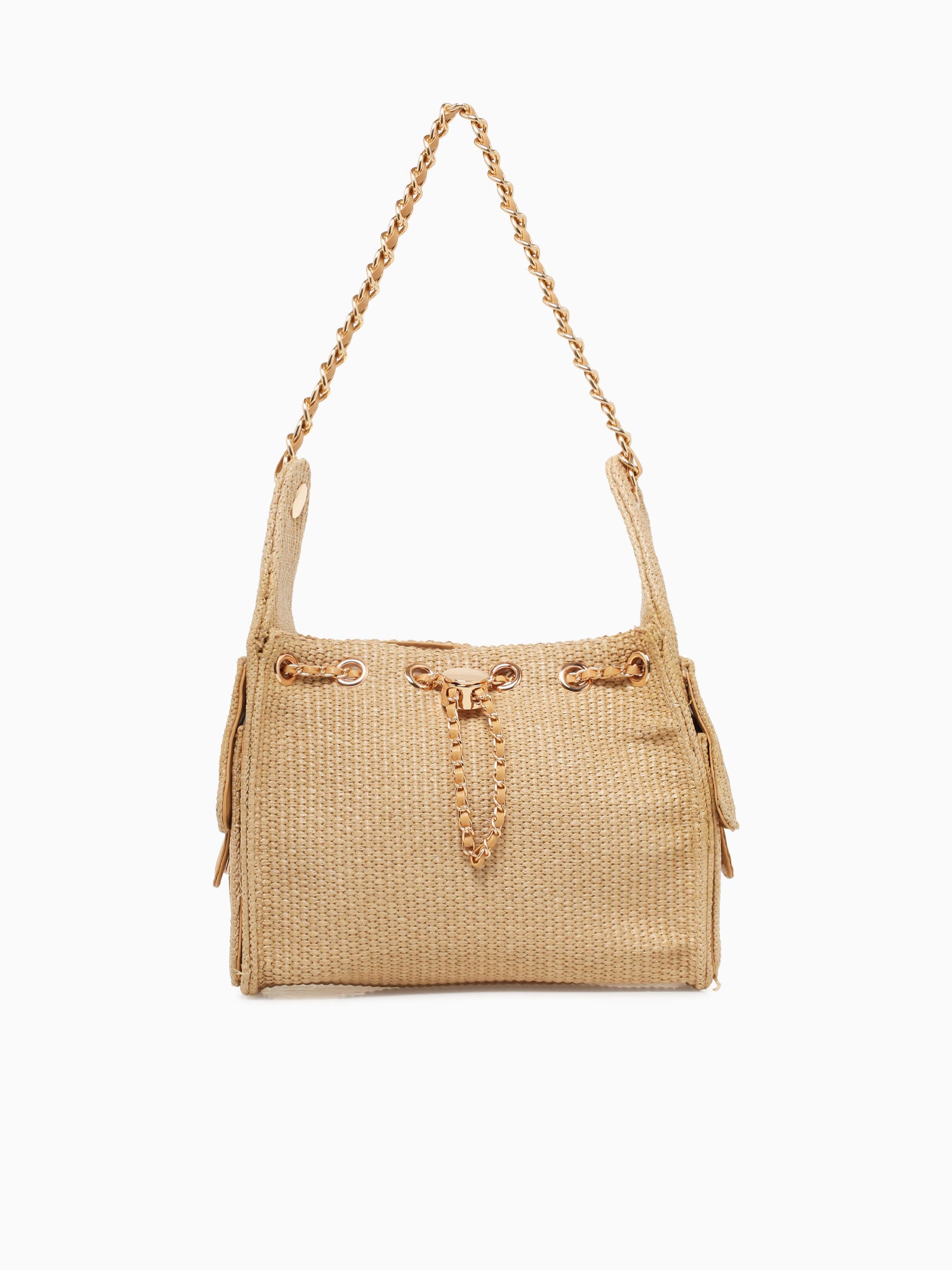 Paisely Shoulder Bag Beige Beige