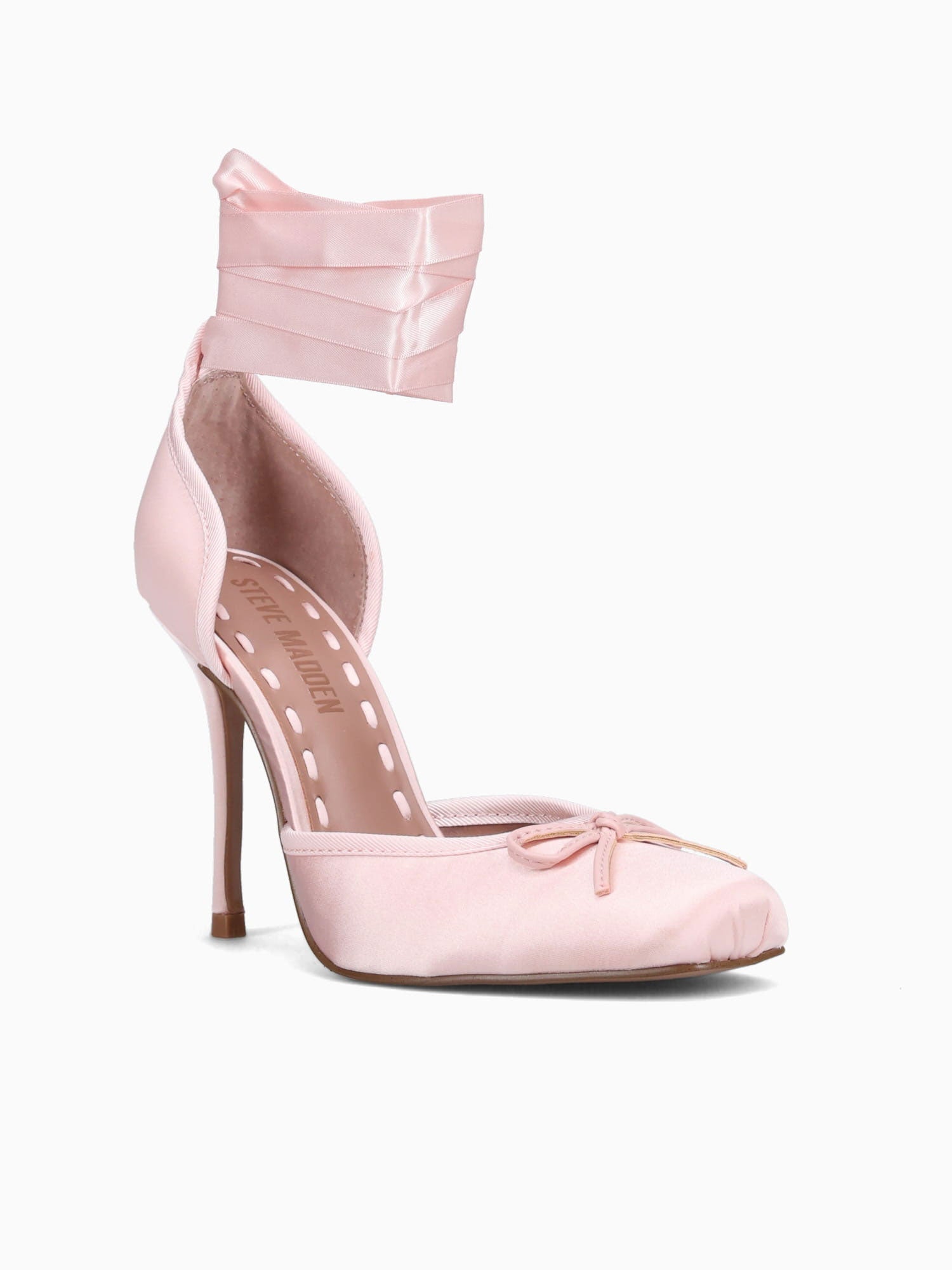 Larina Pink Satin– Novus Shoes