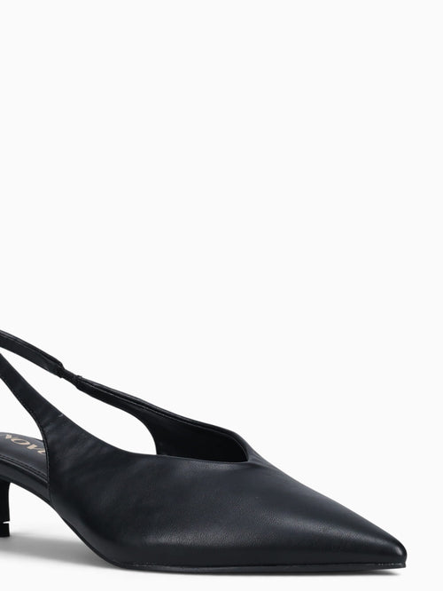Aiken Black Smooth Leather Black / 5 / M