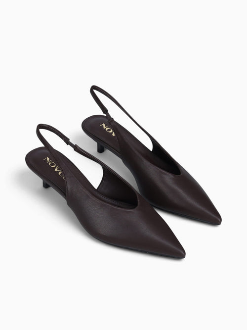 Aiken Brown Smooth Leather Brown / 5 / M