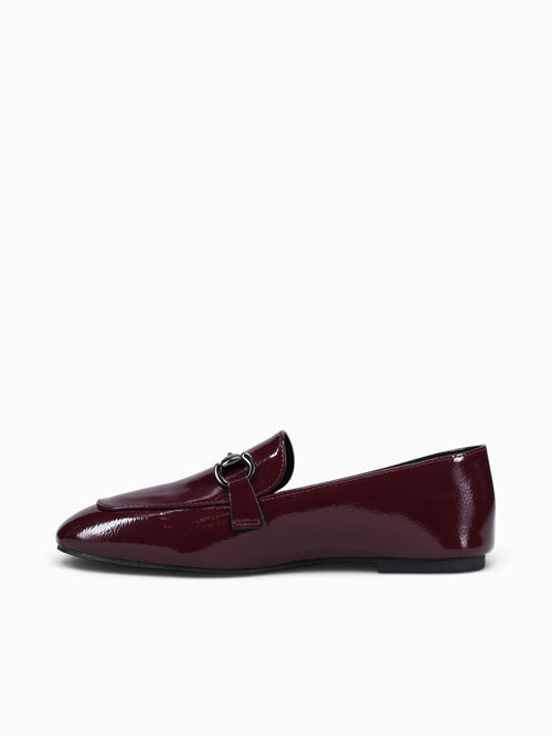 Abbie Burgundy Smooth Leather Wine / 5 / M