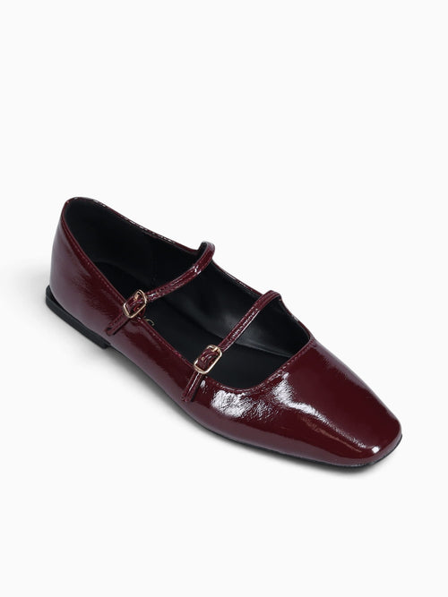 Aksel Burgundy Patent Wine / 5 / M