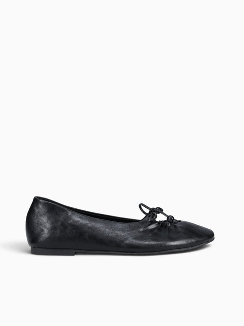 Andy Black Smooth Leather Black / 5 / M