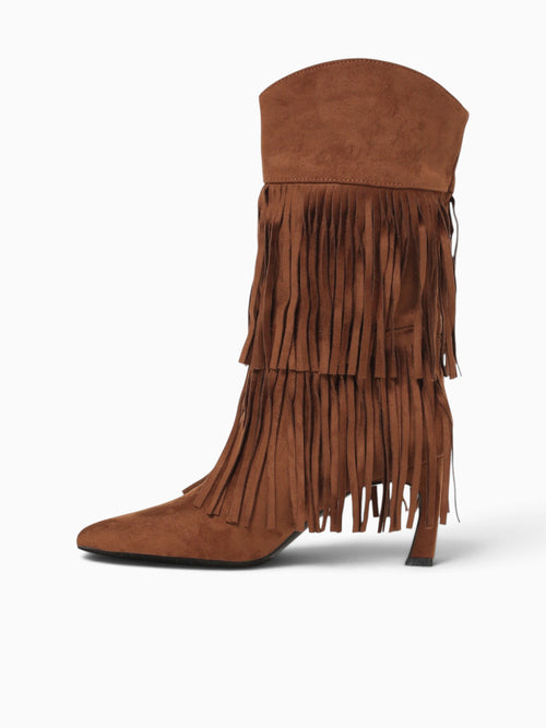 Ariel  Camel Suede Tan / 5 / M