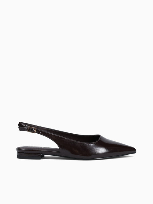 Alida Brown Patent Brown / 5 / M