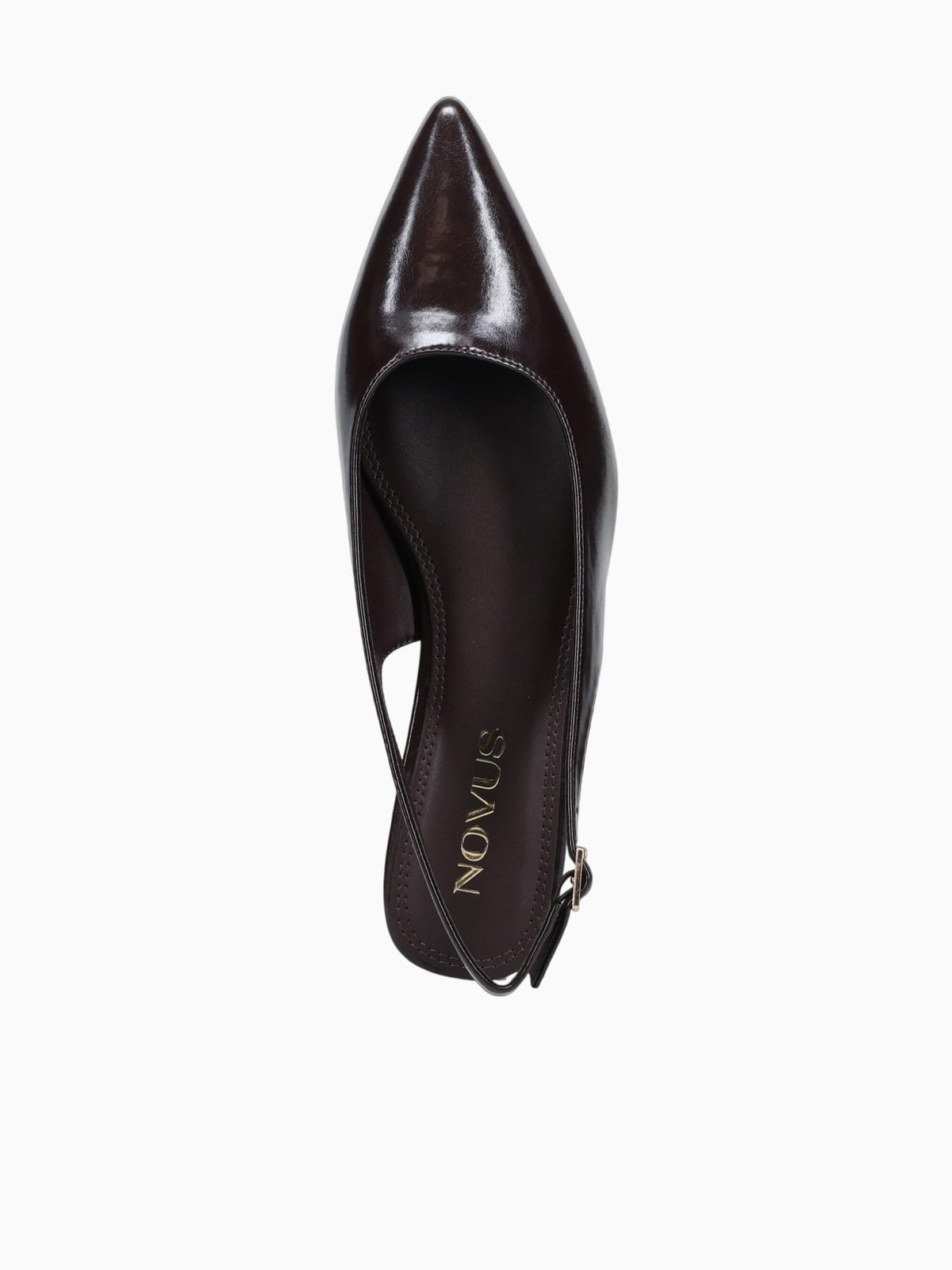 Alida Brown Patent Brown / 5 / M