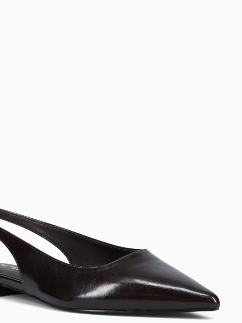 Alida Brown Patent Brown / 5 / M