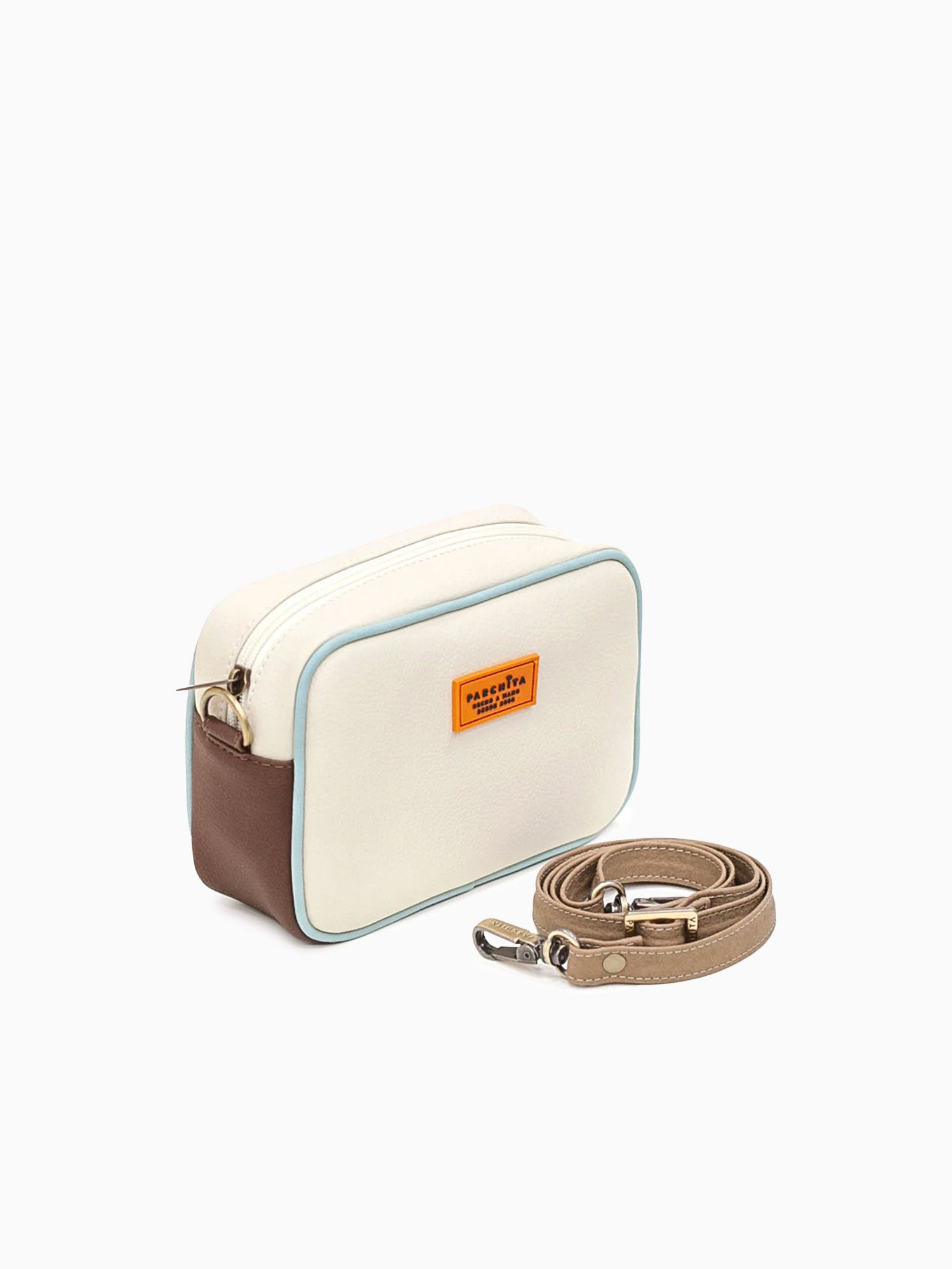 Bandolera Mika Beige X Marron Beige