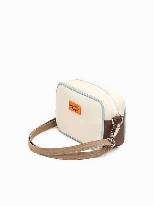 Bandolera Mika Beige X Marron Beige
