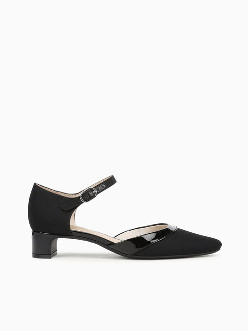 Leighton Black Fabric Patent Black / 5 / M
