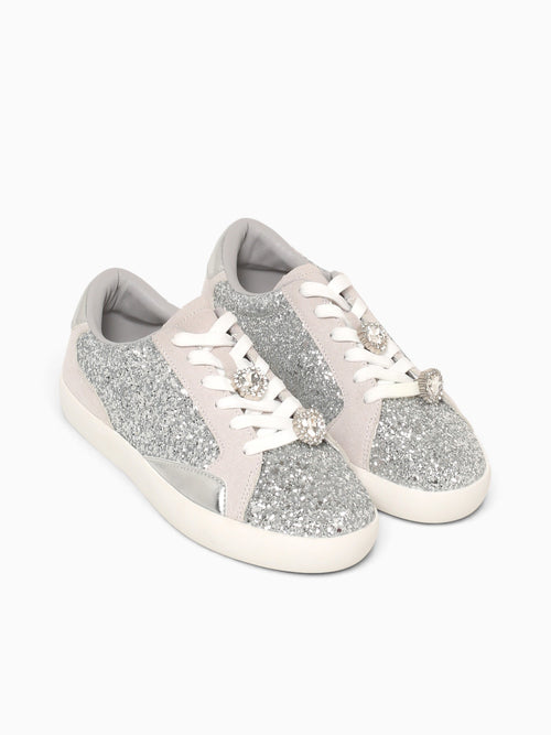 Scarlett Silver Glitter Silver / 5 / M