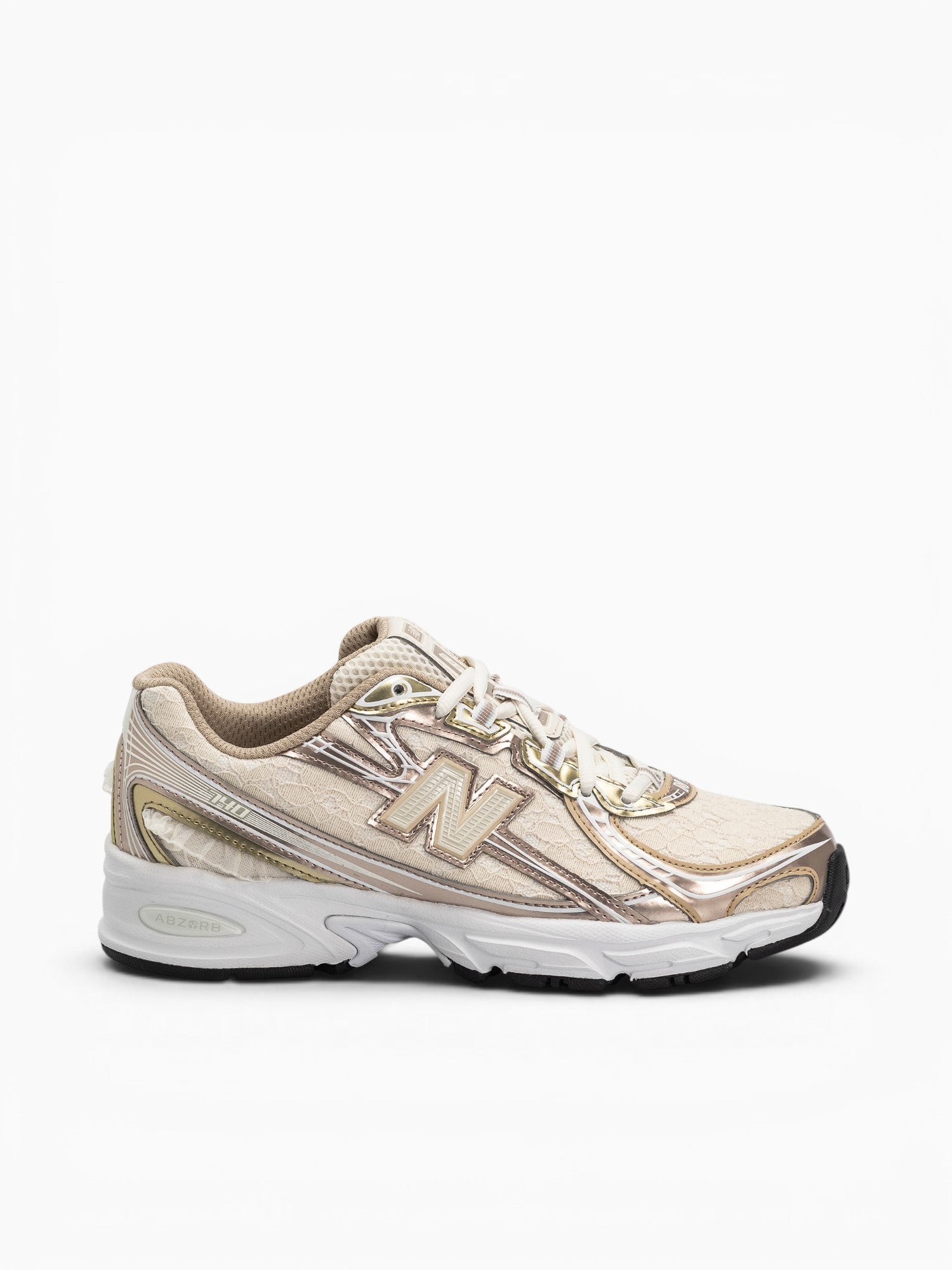 740 Gold Leather Mesh