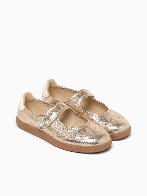 Jayleen Gold Crinckle Gold / 5 / M