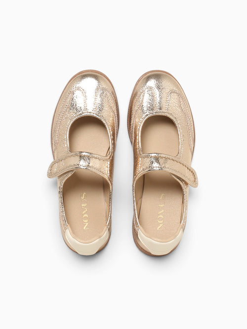 Jayleen Gold Crinckle Gold / 5 / M