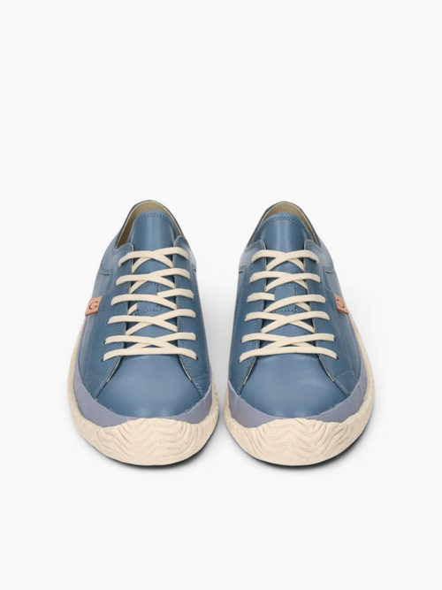 Iconic Grey Blue  Leather Blue / 8 / M