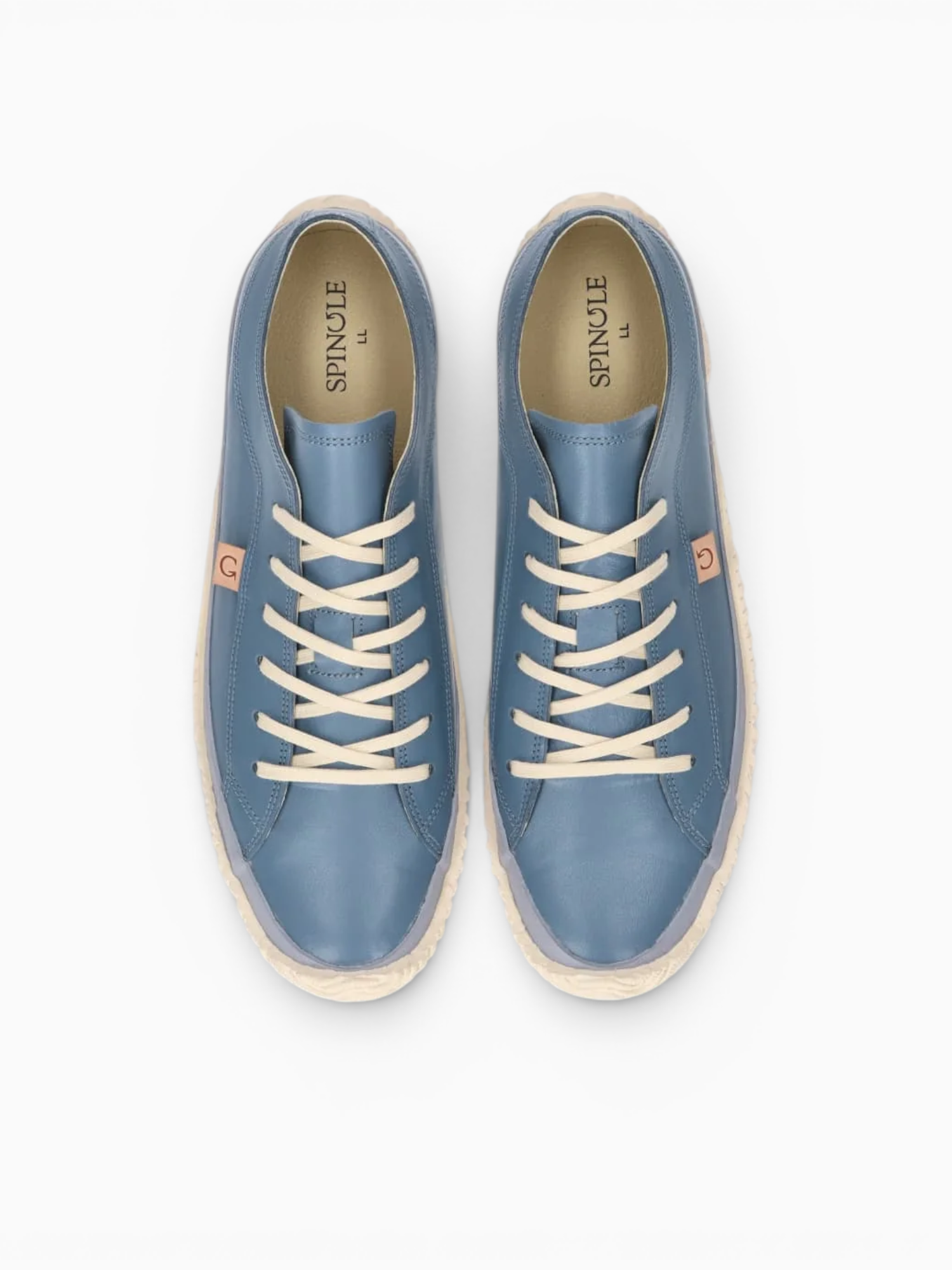 Iconic Grey Blue  Leather Blue / 8 / M