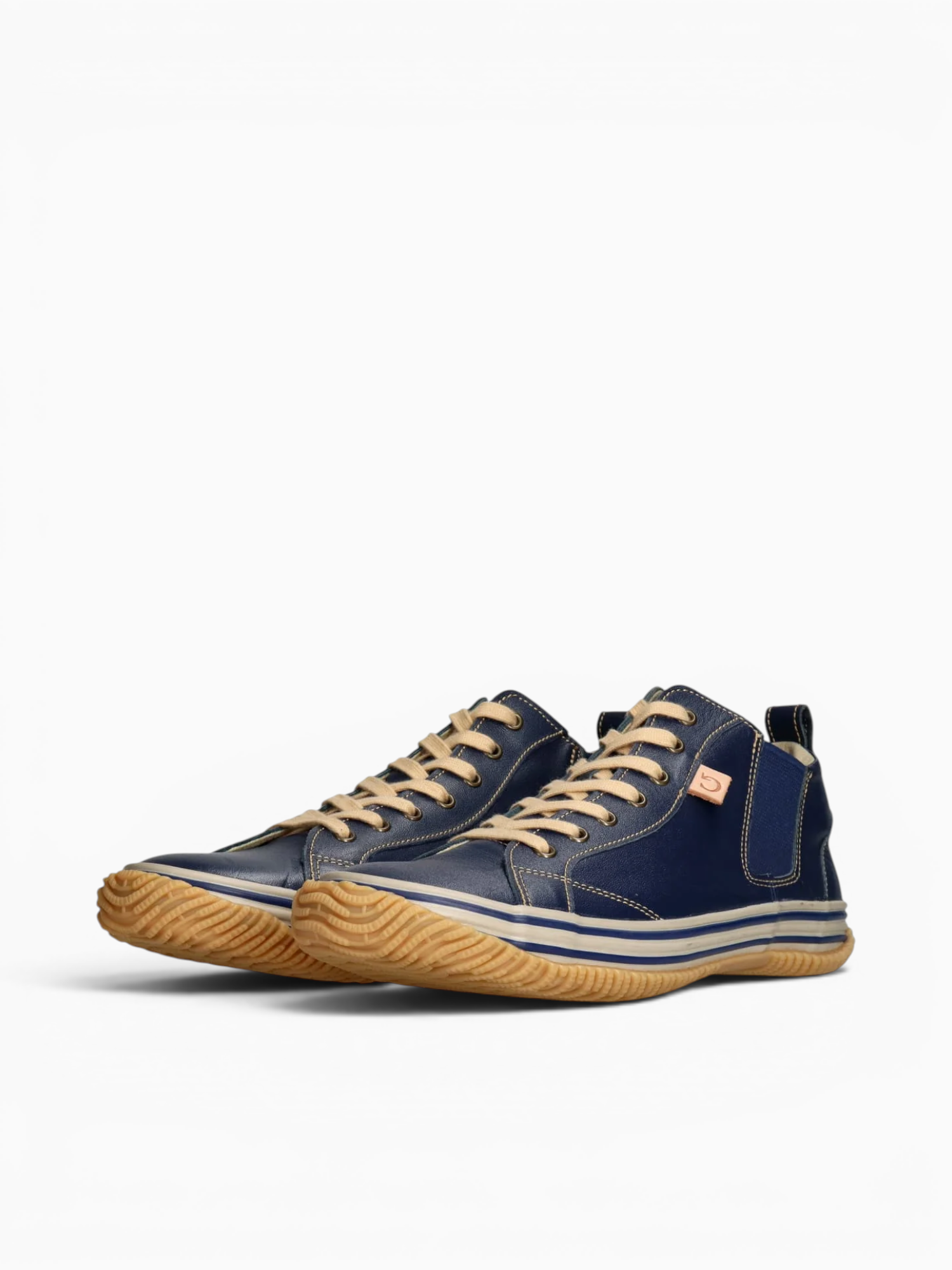 Popular Boot Dark Navy Leather Navy / 8 / M