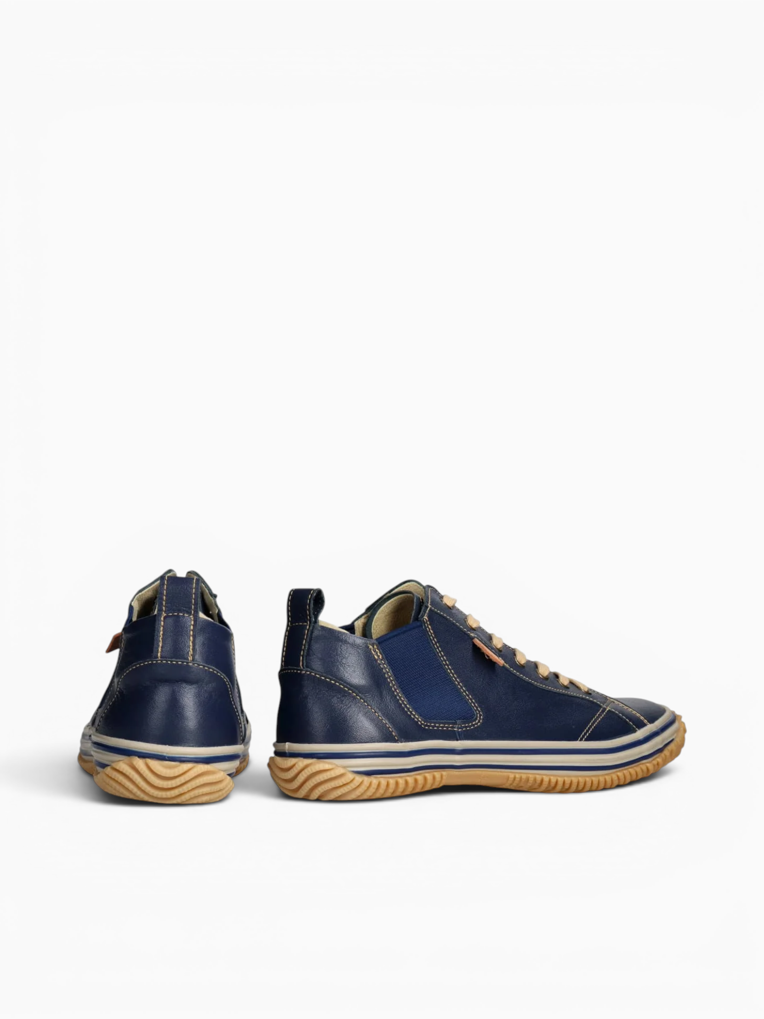 Popular Boot Dark Navy Leather Navy / 8 / M