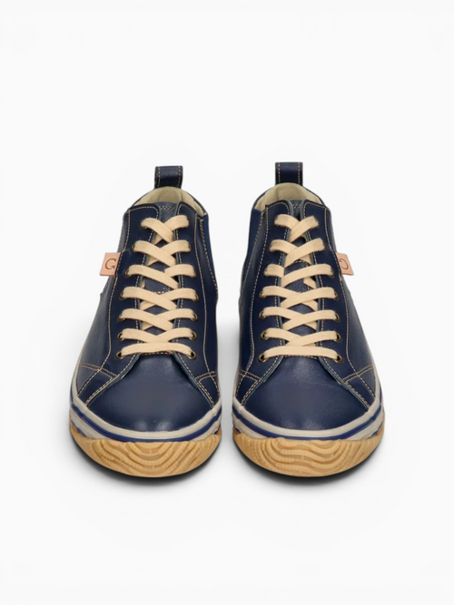 Popular Boot Dark Navy Leather Navy / 8 / M
