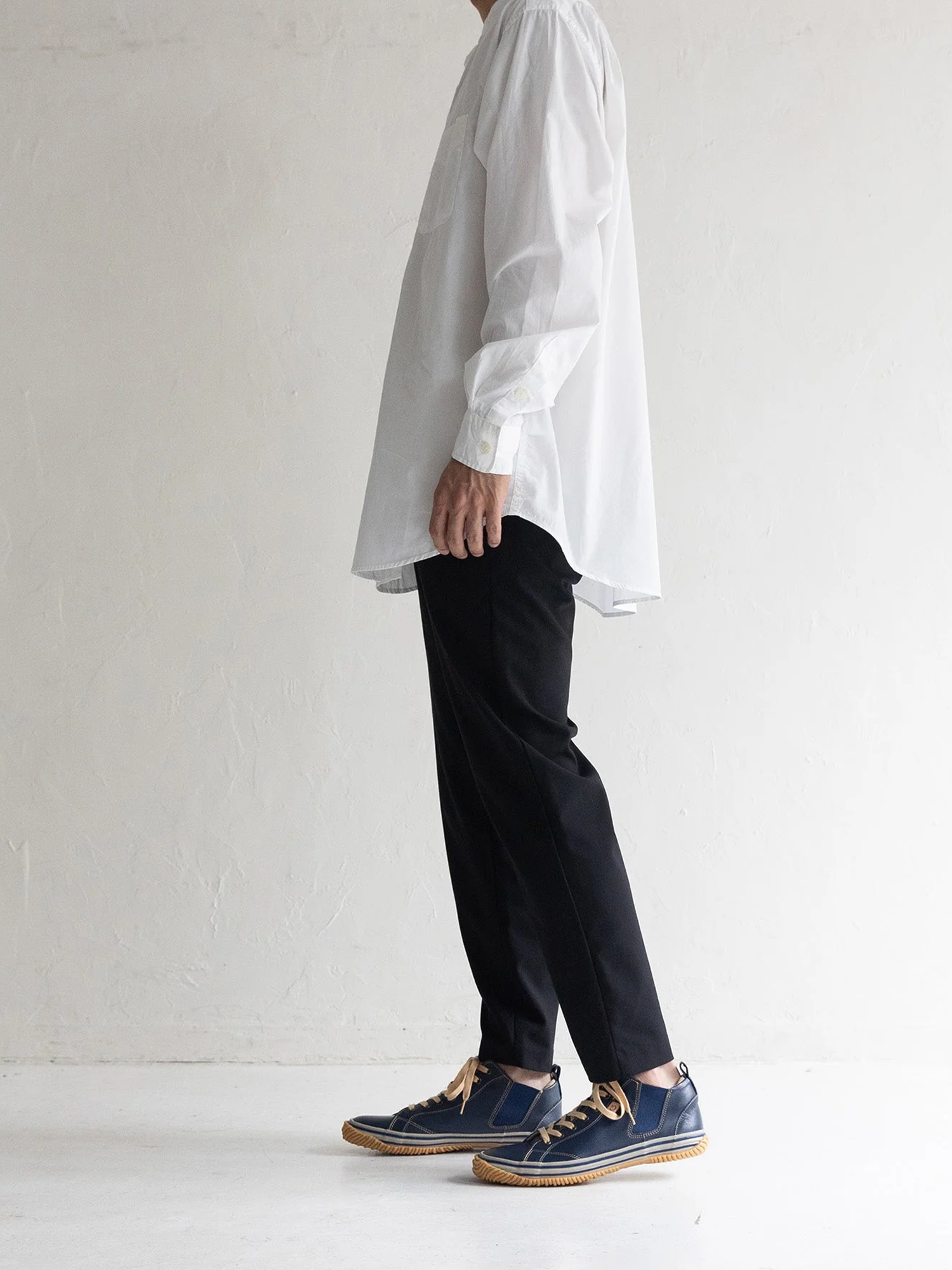 Popular Boot Dark Navy Leather Navy / 8 / M