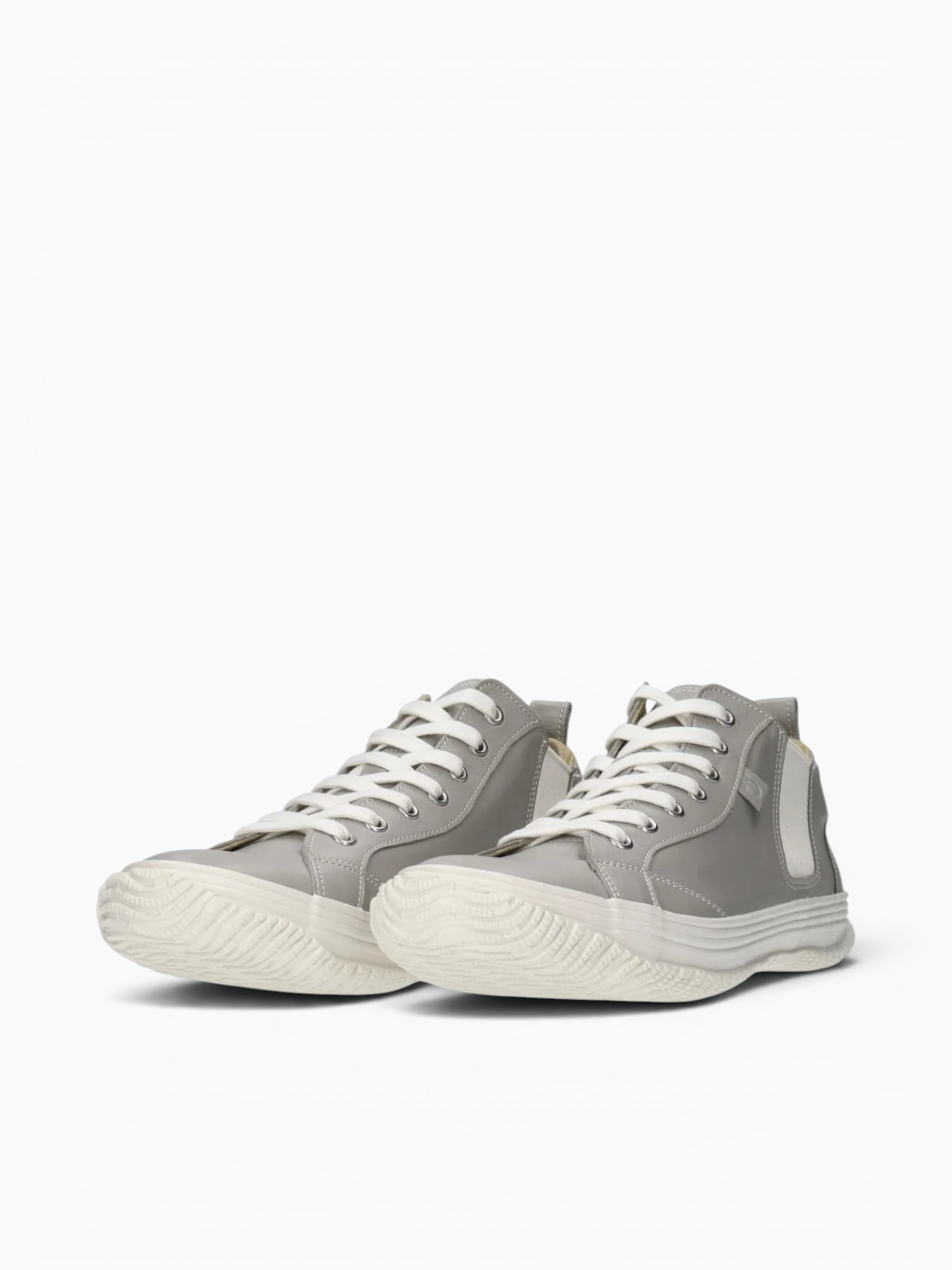 Popular Boot Light Grey Leather Grey / 8 / M