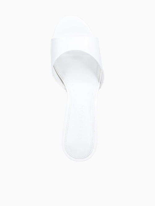Maarva White Leather White / 5 / M