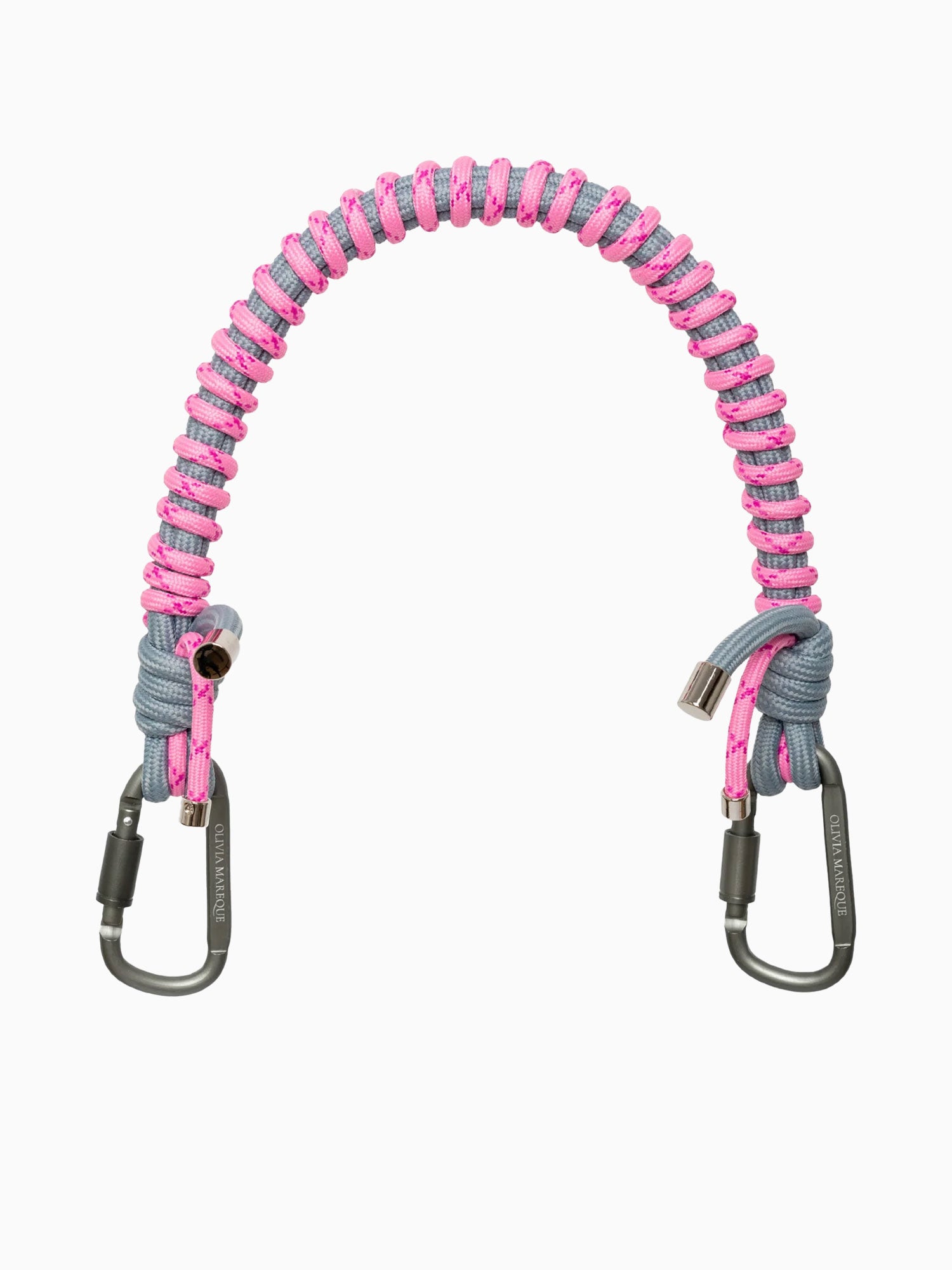 Nylon Chain 60cm Pink Grey Pink