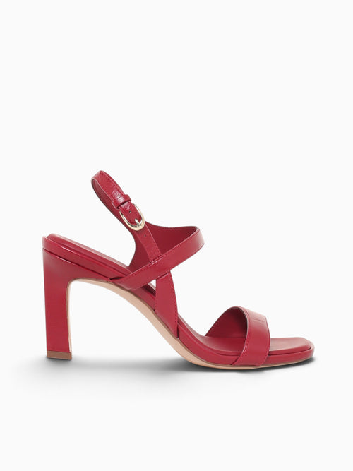 Suri Hearts Flame Red Leather Red / 5 / M