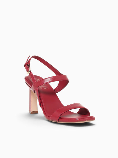 Suri Hearts Flame Red Leather Red / 5 / M