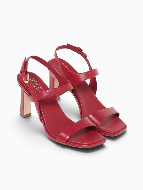 Suri Hearts Flame Red Leather Red / 5 / M