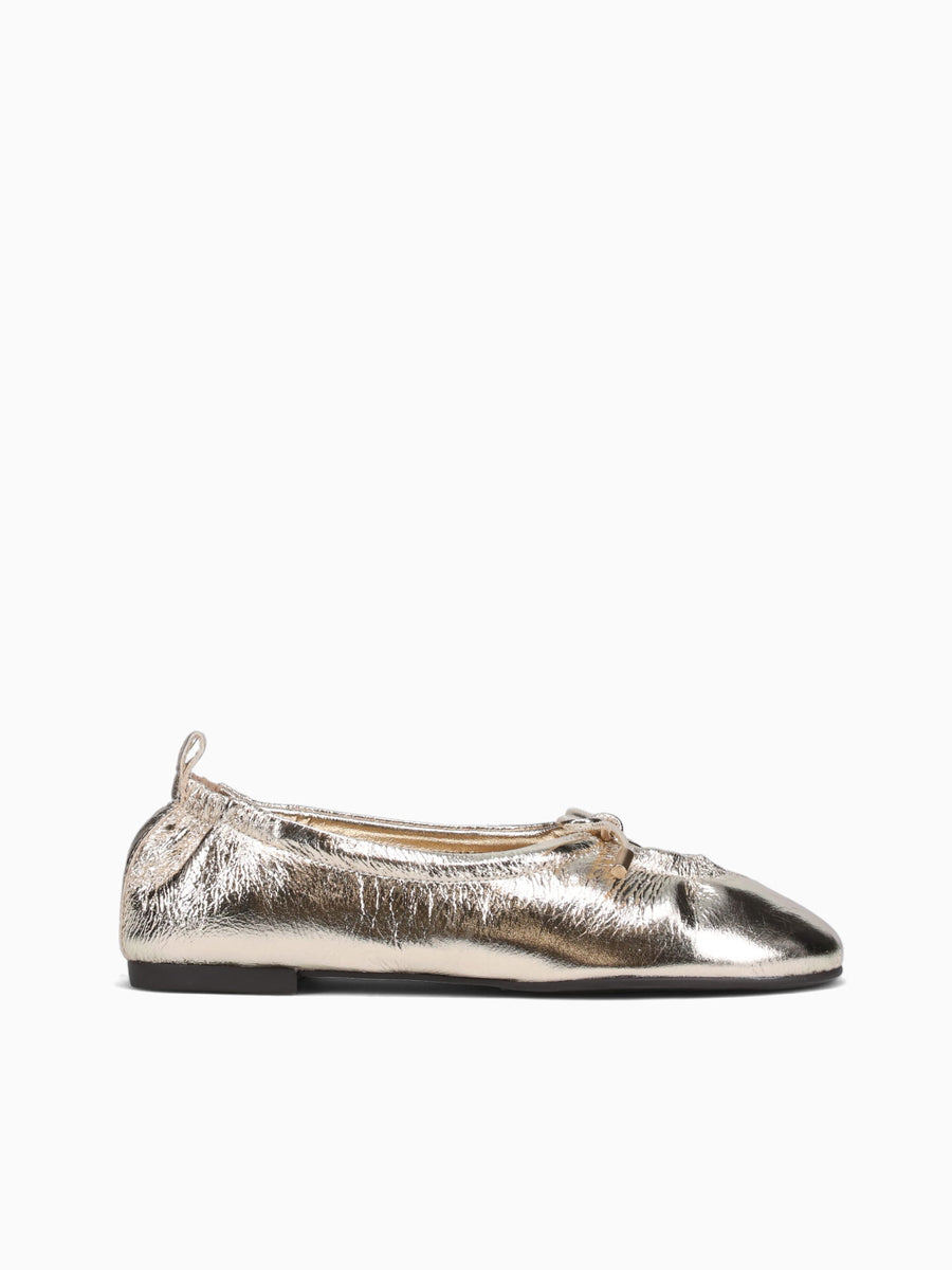 Audrey Platino Leather Gold / 5 / M