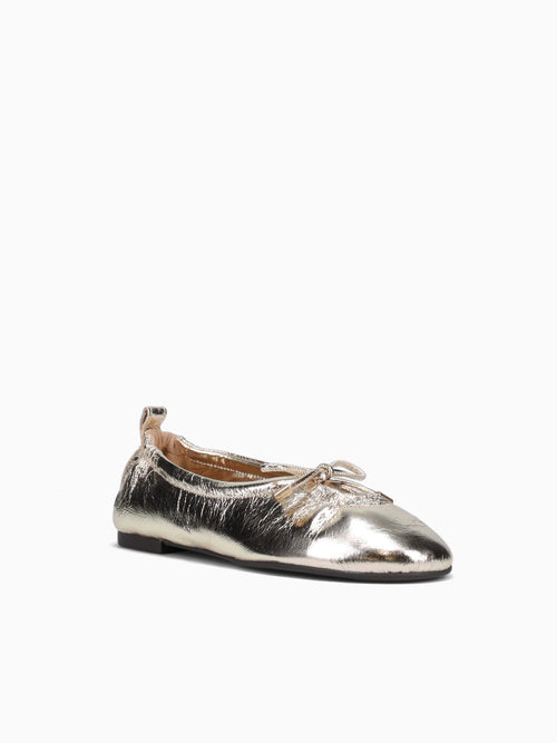 Audrey Platino Leather Gold / 5 / M