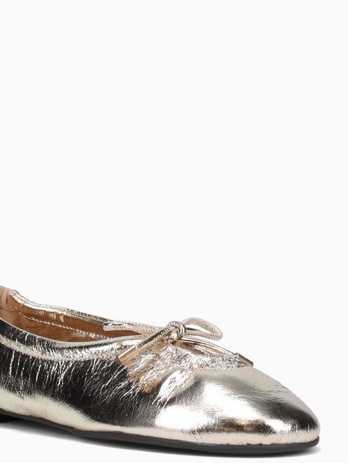 Audrey Platino Leather Gold / 5 / M